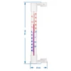 Termometro esterno bianco (-50°C a +50°C) 18cm - 3 