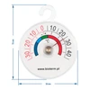 Termometro per frigoriferi e congelatori (-35°C a +45°C) Ø 5cm - 2 