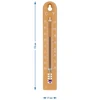 Termometro universale (-30 a +50°C), 17 cm, marrone chiaro - 4 
