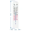Termometro universale bianco (-30°C a +50°C) 20cm - 2 