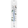 Termometro universale con grafica - uccelli (-30°C a +50°C) 20cm  - 1 