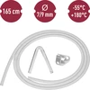 Tubo in silicone fi 7/9mm - temp. -55 +180°C - 6 
