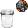 Vasetto 350 ml con coperchio colorato - 6 pz. - 7 