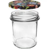 Vasetto 350 ml con coperchio colorato - 6 pz. - 4 