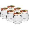 Vasetto twist-off 500ml "Anfora Invertita" con coperchio colorato fi 82/6, 6 pezzi  - 1 