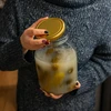 Vaso 3 L - 1 pz., coperchio dorato (fi 100) - 4 