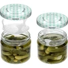 Vaso basso 330ml - con coperchio colorato fi 82/6, 6 pezzi - 6 