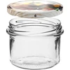 Vaso TO 235 ml con coperchio colorato fi82 - 6 pezzi - 3 