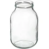 Vaso TO 3 L con coperchio di plastica + pinze fi 100 - 2 