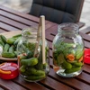 Vaso TO 3 L con coperchio di plastica + pinze fi 100 - 10 