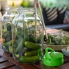 Vaso TO 4 L con coperchio di plastica + pinze fi 100 - 9 