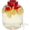 Wielofunkcyjny słoik z kranikiem 8L - 6 słoik pet, słoik z tworzywa, plastikowy słoik, słoik wielofunkcyjny, nietłukący słoik, słoik z kranem, słoik z kranikiem, słoik na lemoniadę, słoik z zakrętką i korkiem