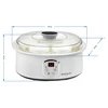 Yogurtiera con termostato, 7 vasetti, 1,3 L - 10 