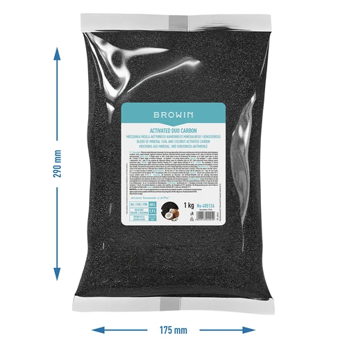Activated Duo Carbon - miscela di carbone attivo minerale e di cocco, 1 kg, per 60 L - 7