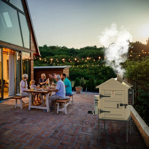 Affumicatoio 115 L dragON Wood 60E in legno, con modulo riscaldante elettrico e centralina di controllo - 19