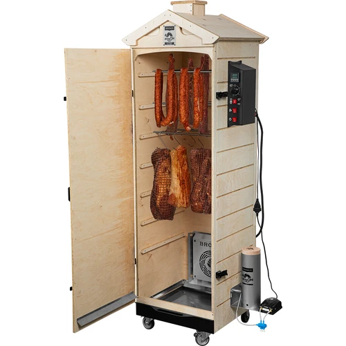 Affumicatoio dragON PLYWOOD NATURE – senza telaio, modulare, con centralina digitale, 320 L - 4