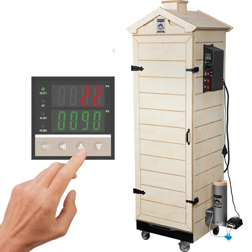 Affumicatoio dragON PLYWOOD NATURE – senza telaio, modulare, con controller digitale, 320L