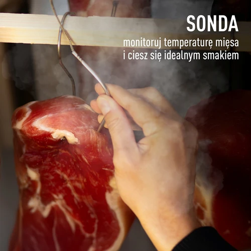 Affumicatoio dragON PLYWOOD NATURE – senza telaio, modulare, con controller Wi-Fi, 320 L - 14