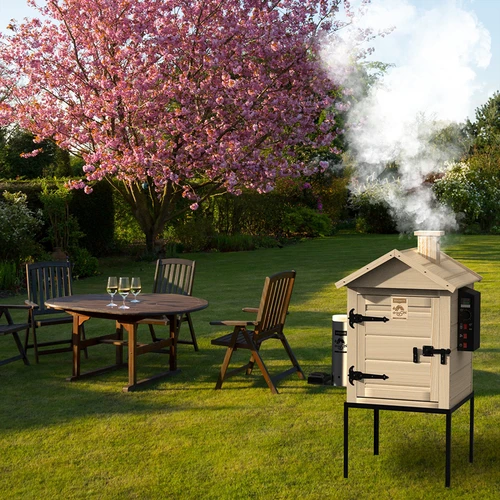 Affumicatore 115 L dragON Wood 60E in legno, con modulo riscaldante elettrico e controller - 18