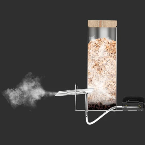 Affumicatore 200 L dragON Larch E21 - in larice, con modulo riscaldante elettrico e centralina di controllo - 15