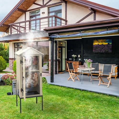 Affumicatore 200 L dragON Larch E21 - in larice, con modulo riscaldante elettrico e centralina di controllo - 20