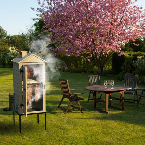 Affumicatore 200 L dragON Larch E21 - in larice, con modulo riscaldante elettrico e centralina di controllo - 19