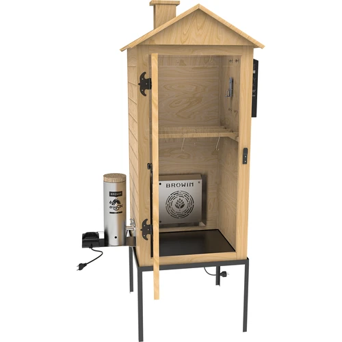 Affumicatore 200 L dragON Larch E21 - in larice, con modulo riscaldante elettrico e centralina di controllo - 5