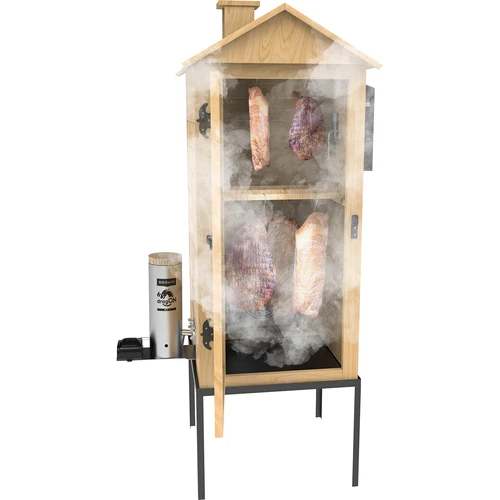 Affumicatore 200 L dragON Larch E21 - in larice, con modulo riscaldante elettrico e controller - 8