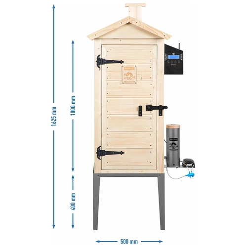 Affumicatore con Wi-Fi, 200 L - dragON WOOD 100IQ con modulo riscaldante elettrico e controller - 14