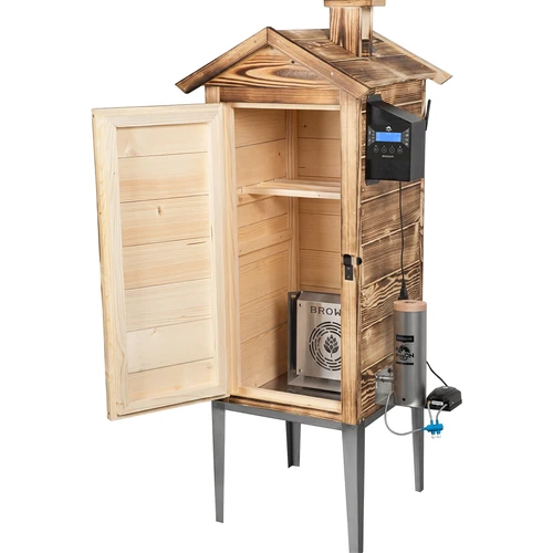 Affumicatore con Wi‑Fi, 200 L - dragON WOOD 100IQ con modulo riscaldante elettrico e controller, a legna - 2