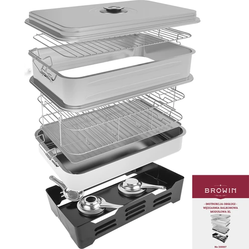 Affumicatore da balcone con capacità regolabile - 2