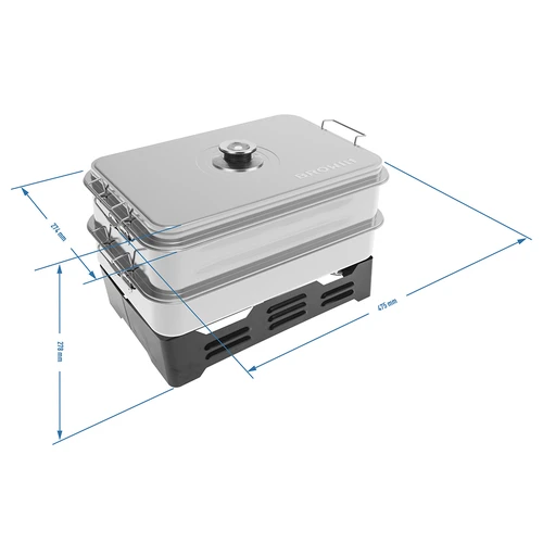 Affumicatore da balcone con capacità regolabile - 6