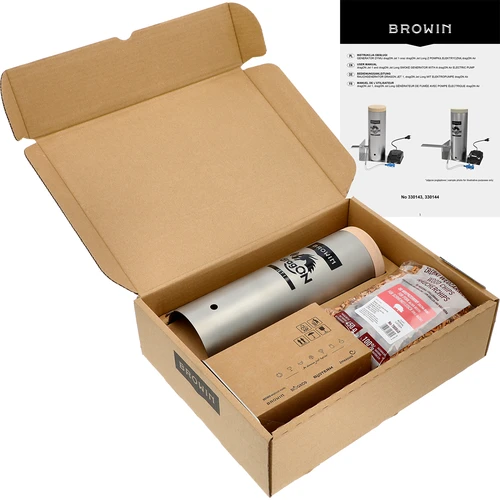 Affumicatore da giardino in legno 200 L – dragON Wood 100E con modulo riscaldante elettrico e centralina di controllo - 11