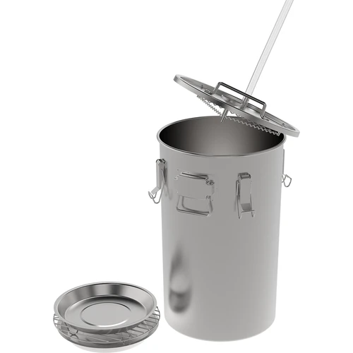 Affumicatore domestico in pentola, 35 L, per fornello a gas - 3