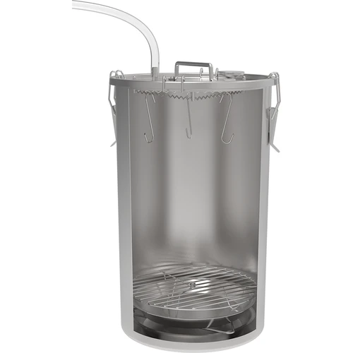 Affumicatore domestico in pentola, 35 L, per fornello a gas - 5