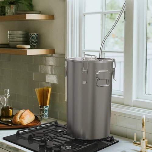 Affumicatore domestico in pentola, 35 L, per fornello a gas - 9