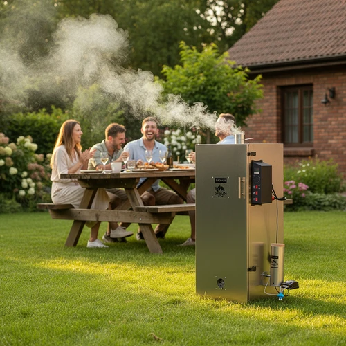 Affumicatore dragON in acciaio 220 L – con controller digitale - 13