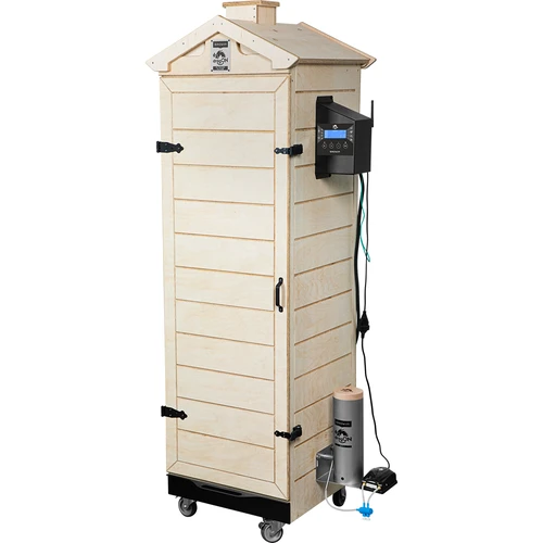 Affumicatore dragON PLYWOOD NATURE – senza telaio, modulare, con controller Wi‑Fi, 320 L - 2