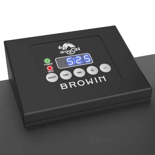 Affumicatore elettrico dragON con base mobile e detergente per la pulizia - 18