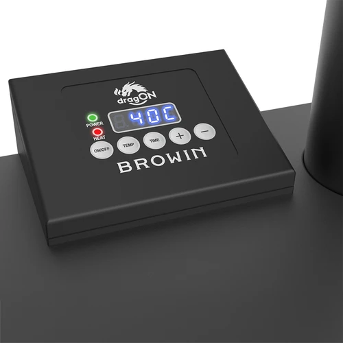 Affumicatore elettrico dragON con base mobile e detergente per la pulizia - 19