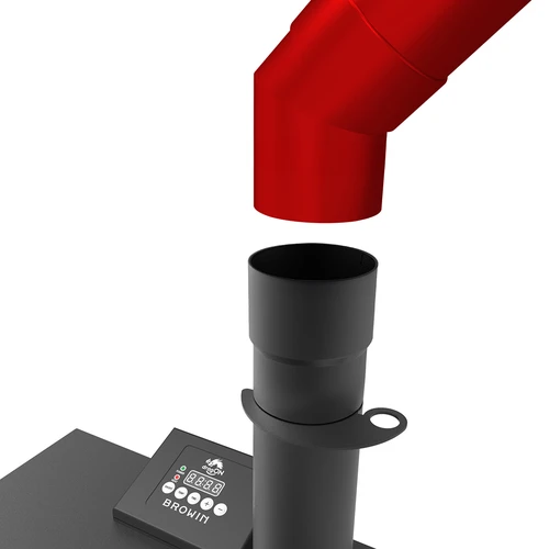 Affumicatore elettrico dragON con base mobile e detergente per la pulizia - 33