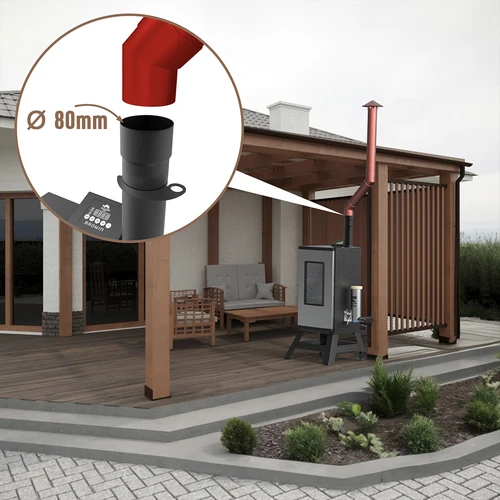 Affumicatore elettrico dragON con base mobile e detergente per la pulizia - 32