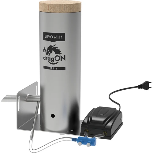 Affumicatore elettrico dragON con base mobile e liquido per pulizia - 20