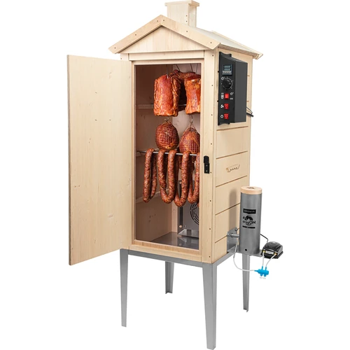 Affumicatore elettrico dragON PLYWOOD NATURE 100E con modulo riscaldante elettrico e centralina - 4