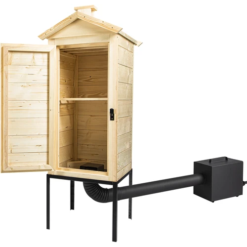 Affumicatore in legno da 100 cm, con focolare - 3