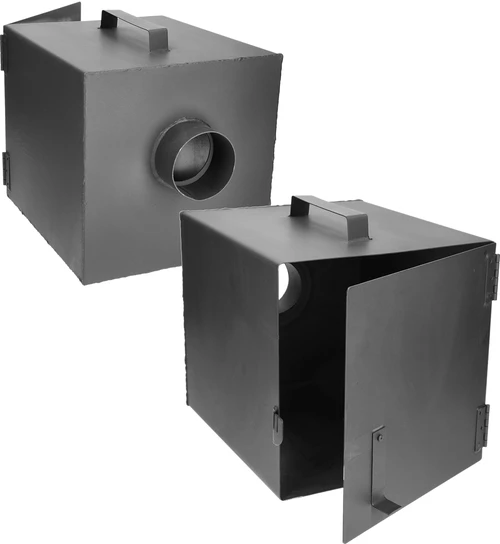 Affumicatore in legno da 100 cm, con focolare - 6