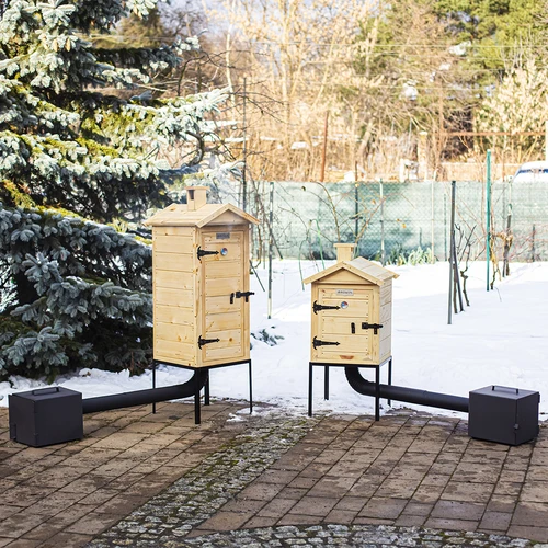 Affumicatore in legno da 60 cm, con braciere - 14