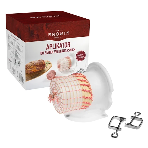 Applicatore per reti elastiche per salumi - 9