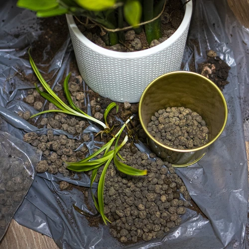 Argilla espansa per piante in vaso, giardinaggio e foreste in vetro, 4-10 mm, 2L - 8