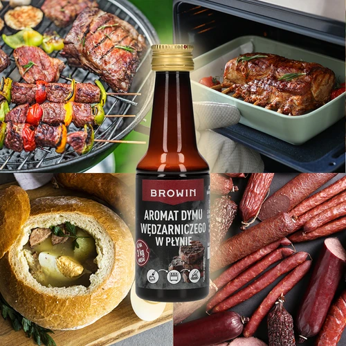 Aroma di fumo liquido per affumicatura, per 3 kg di carne, 40 ml - 5